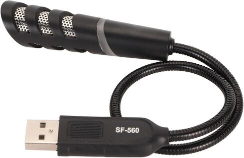 Mini USB Lavalier Microphone, Omnidirectional Lapel Clip on Mic for PC Laptop, Noise Reduction, One Mute, Plug & Play for Recording, Gaming, Online Classes in Saudi Arabia