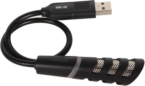 Mini USB Lavalier Microphone, Omnidirectional Lapel Clip on Mic for PC Laptop, Noise Reduction, One Mute, Plug & Play for Recording, Gaming, Online Classes in Saudi Arabia