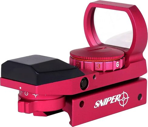 RD22F 1X22X33 Red Dot Sight, Reflex Sight with 20mm Picatinny Rail(Red) in Saudi Arabia