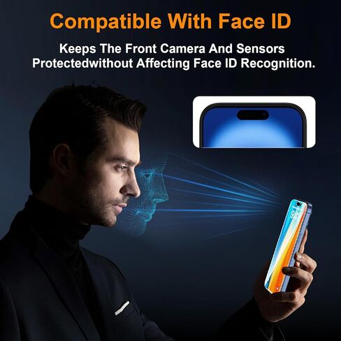 OneFish for iPhone 17e/16e/14/13/13 Pro 360 Privacy Screen Protector ，2Pack in Saudi Arabia