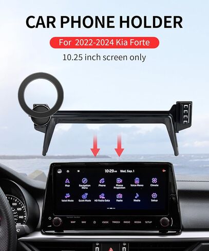 Car Phone Holder for Kia Forte 2022 2023 2024 Accessories 10.25-inch Screen in Saudi Arabia