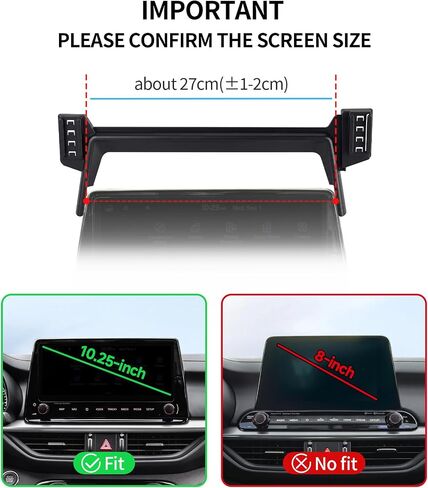Car Phone Holder for Kia Forte 2022 2023 2024 Accessories 10.25-inch Screen in Saudi Arabia