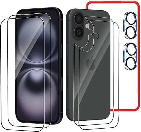 واقي شاشة 2+2+2 لهاتف iPhone 16 Pro مع أداة المحاذاة in Kuwait