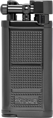 XIKAR® Pipeline Soft Flame Lighter Black includes Pipe Tamper and Scraper Replacement Flint Ignition System in Saudi Arabia
