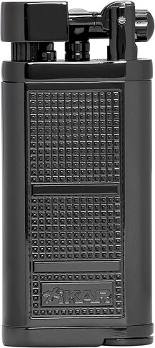 XIKAR® Pipeline Soft Flame Lighter Black includes Pipe Tamper and Scraper Replacement Flint Ignition System in Saudi Arabia