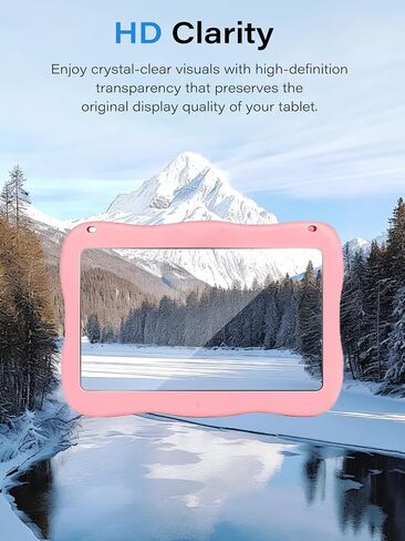 Screen Protector for YosaToo Kids Tablet 7 Inch, Tempered Glass, 9H Hardness, Anti-Scratch, Bubble Free, HD Clarity in Saudi Arabia