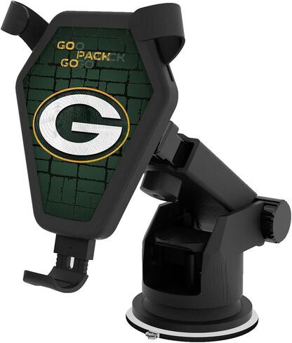 Carolina Panthers Brick Wall 10-Watt Wireless Car Charger in Kuwait