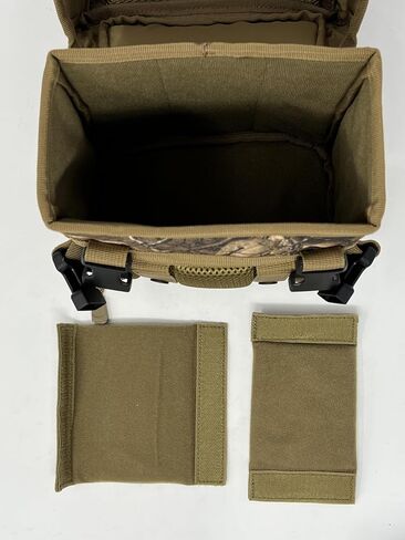 FIELDCRAFT Binocular Chest Pack, Universal, Adjustable Compartment, Camo for Hunting, Hiking, Outdoors in Saudi Arabia