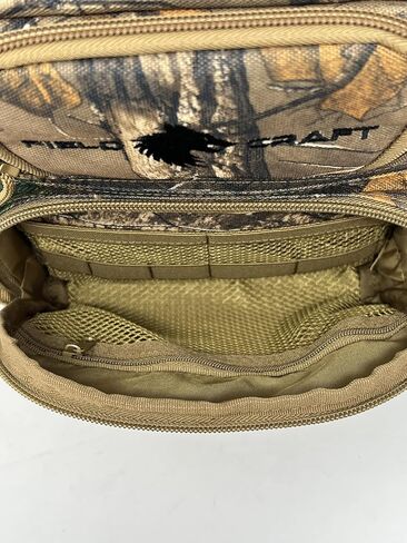 FIELDCRAFT Binocular Chest Pack, Universal, Adjustable Compartment, Camo for Hunting, Hiking, Outdoors in Saudi Arabia