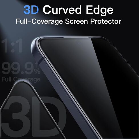 JETech 3D 9H+ Screen Protector for Samsung Galaxy A57, 2-Pack in Kuwait