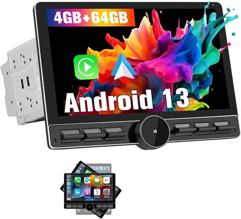 10.6" Double Din Car Radio with Wireless CarPlay & Android Auto in Saudi Arabia