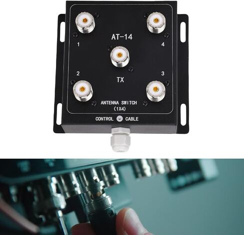 Stable 4 Way Coaxial Remote Switch with SO-239 Connector for Multiple Directions in Kuwait