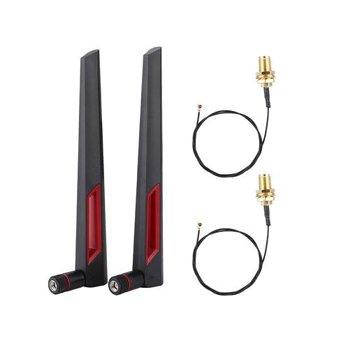 2PCS AC688 WiFi Antenna Cable Set for and Router, Enhanced Signal Strength for M.2/NGFF Wireless Card in Kuwait