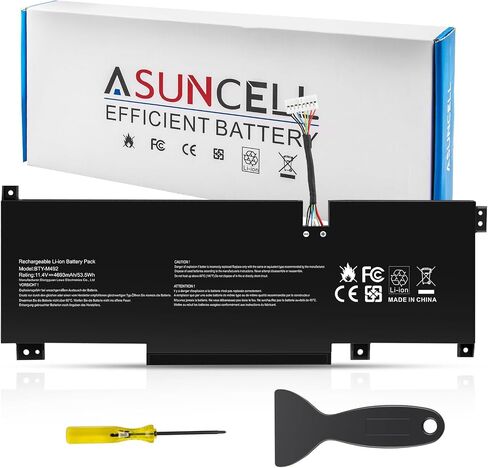 ASUNCELL BTY-M492 Laptop Battery Replacement for MSI WF66 WF76 11UI 11UJ Katana GF66 11UD 12UG 12UX GF76 11UE 12UD Crosshair 15 17 A11UCK A11UDK A11UEK Sword 15 A11U A11UD A11UE Pulse GL66 GL76 7506 in Kuwait
