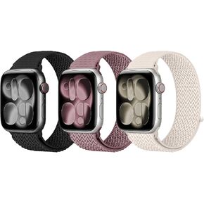Nylon Sport Loop for Apple Watch Bands 40mm 41mm 38mm 42mm 44mm 46/45/49 mm in Kuwait