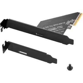 PCIe 4.0 x4 to Oculink SFF-8612 Adapter Card, PCI-E 4.0 Extension Card for External GPU (eGPU) / U.2 NVMe SSD/High-Speed Data Expansion, Full & Low Profile Bracket Included, in Kuwait