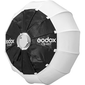 Godox Flash CS-65T Slim Lantern Softbox 25.6 in, Compact Soft Even Light Modifier with Bowens Mount, Quick Setup for Portrait, Video, Ambient, and Content Creation Lighting in Kuwait