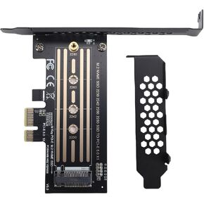 NVMe PCIe 5.0 Adapter Card HighSpeed 32Gbps Data Transfer for Computer Upgrade 1 X M.2 Adapter Card in Saudi Arabia