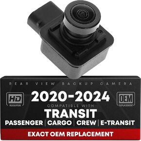 Rear View Backup Camera, Reverse Park Assist - Compatible with 2020-2024 Ford Transit Cargo Van, 2020-2023 Transit Passenger Van, 2022 E-Transit - OEM LK4Z19G490K, LK4Z19G490B, LK4Z19G490G, FO1960188 in Saudi Arabia