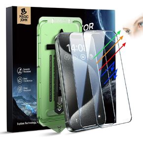 MAGIC JOHN 2PACK for iPhone 15 Pro Max Eye Protection Screen Protector in Saudi Arabia