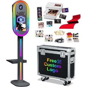 15.6in DSLR Mirror Photo Booth with Printer and 108 Sheets Photo Paper in Kuwait