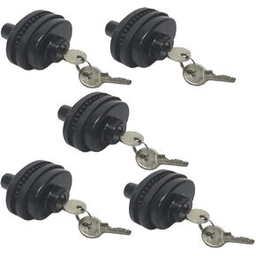 5-Pack GUN TRIGGER LOCKS - Keyed Alike - Gun Security Safety Lock - Set of 5, Black in Kuwait