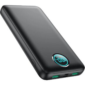 Portable Charger Power Bank 30800mAh LCD Display Power Bank,25W PD Fast Charging +QC 4.0 Quick Phone Charging Power Bank Tri-Outputs Battery Pack Compatible with iPhone,Android etc(Black) in Kuwait