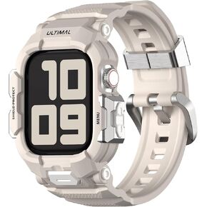 ULTIMAL Rugged Sport Band with Case Compatible for Apple Watch 49mm in Saudi Arabia