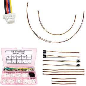 I2C Qwiic Cable Kit Stemma QT Wire and SH1.0 Connectors Kit Bundle for SparkFun Development Boards Sensor Board Breakout Breadboard 4 Pin in Saudi Arabia
