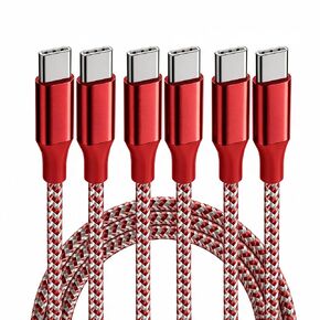 KYEHD USB C Cable，3 Pack 10FT 60W Fast Charging USB C to USB C Cable, Durable Type C Charger Cable for iPhone 17/16/15/iPad MacBook CarPlay and More in Saudi Arabia