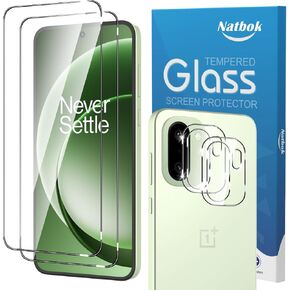 2+2 Pack for OnePlus 15R Screen Protector with Camera Lens Protector,Full Coverage 9H Tempered Glass Film,HD Clear Scratch Resistant,Bubble-Free for One Plus 15R Screen Protector in Saudi Arabia