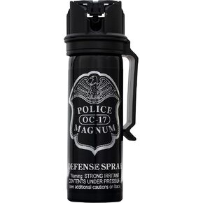 POLICE MAGNUM Pepper Spray Max Strength Portable Canister- Law Enforcement - 1 Pack 3 Ounce Flip Top in Saudi Arabia