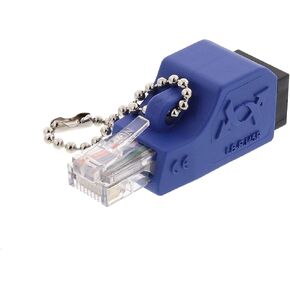 Networx Gigabit Ethernet Crossover Adapter - RJ45 Male to Female - Converts Patch Cable to Crossover for Peer-to-Peer and Switch Uplinks in Saudi Arabia