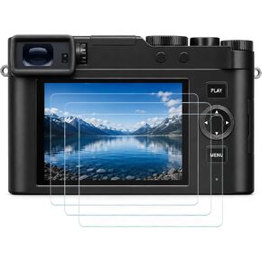 Model-Specific Custom Fit for Leica D-LUX 8 / D-LUX 7 Type 109 C-LUX V-LUX 5 Camera Screen Protector – 3-Pack Tempered Glass, Full-Screen Edge-to-Edge, Crystal Clear, Bubble-Free, Anti-Scratch in Saudi Arabia