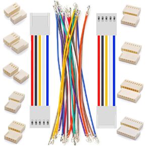KK 254 Pre-Crimped Cable Compatible with Molex KK 2.54mm KF2510, 22AWG UL1007 PVC Cable 10 Colors, 25cm with 2P 3P 4P 5P 6P 7P 8P 9P 10P Connector Assort for DIY Item (TC-2510-25cm) in Saudi Arabia