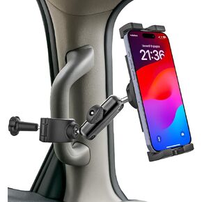 Car & Truck A-Pillar Grab Handle Phone Mount, Anti-Vibration Aluminum Arm in Saudi Arabia