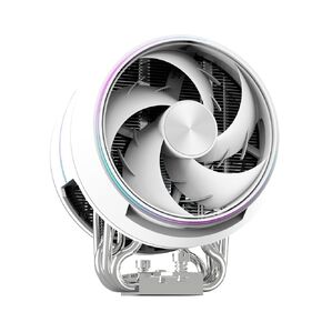 Zalman ZET5 Dual PWM Fan CPU Air Cooler, AM5 / LGA1851, 5 Heat Pipes, White in Kuwait