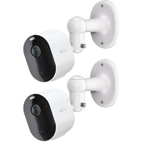 2 Pack Adjustable Security Camera Wall Mount for Arlo Pro, Arlo Pro 2/3/4, Arlo Ultra & Essential Spotlight Camera, 360° Adjustable Indoor Outdoor Mount Bracket (Camera Not Included) in Saudi Arabia