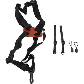 Outdoor Binocular and Camera Strap with Adjustable Elastic Cowhide Design for Hunting and Sports for Compatible with Rangefinders in Saudi Arabia