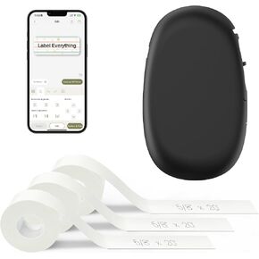 SUPVAN E10 Bluetooth Label Maker Machine with 3 Tapes, Green Bundle in Saudi Arabia