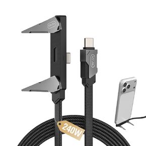 حامل مدمج لشحن الهاتف USB C بقدرة 240 واط من MFish (الكابل غير متضمن) in Kuwait