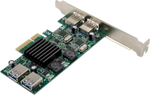 Inline USB PCIe Card, USB 3.2 Gen.1, 4-Port, 2X Internal/External in Saudi Arabia
