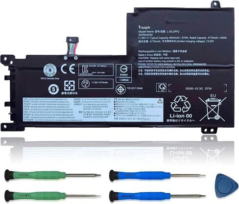 استبدال بطارية الكمبيوتر المحمول L19L3PF2 لجهاز Lenovo Ideapad 5-15ARE05 5-15IIL05 Series Notebook L19L4PF1 L19C3PF4 L19C3PF5 L19C4PF1 L19M3PF6 L19D3PF3 11.55V 57Wh 4770mAh in Kuwait