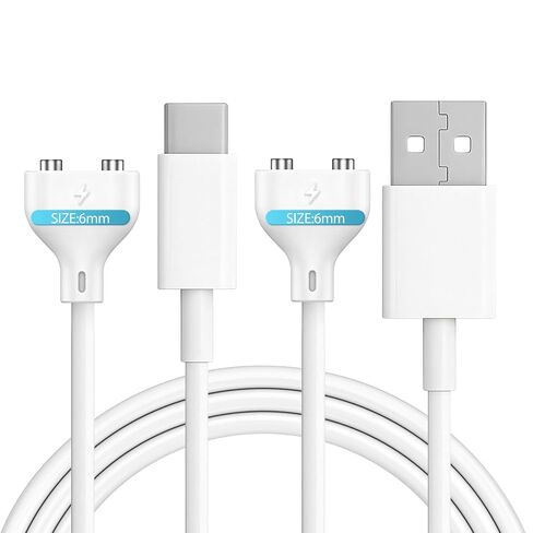 Sex Toy Charger 2 Pack 6mm Magnetic USB DC Charger Cable for Vibrators Dildos Adult Toys Massagers USB to DC Adapter for Vibrator Chargers, Wand Chargers in Saudi Arabia