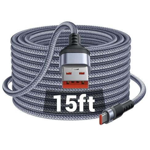 USB C Cable [5ft, 2-Pack], 5A Fast Charging USB A to USB C Cable Braided in Saudi Arabia