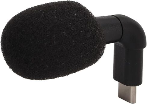 Diyeeni Smartphone Video Mini Microphone, Omnidirectional High Sensitivity Type C Mic, Plug and Play, for Voice Chat, Video Conference, Recording, Podcast & Game Streaming in Saudi Arabia