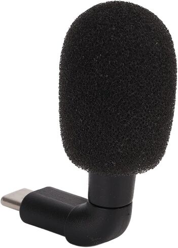 Diyeeni Smartphone Video Mini Microphone, Omnidirectional High Sensitivity Type C Mic, Plug and Play, for Voice Chat, Video Conference, Recording, Podcast & Game Streaming in Saudi Arabia