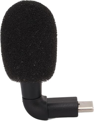 Diyeeni Smartphone Video Mini Microphone, Omnidirectional High Sensitivity Type C Mic, Plug and Play, for Voice Chat, Video Conference, Recording, Podcast & Game Streaming in Saudi Arabia