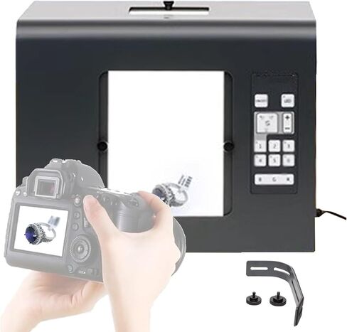 Portable Photography Shooting Light Tent Kit, Professional Camera Photography Lighting Softbox with 6 Switching Light Source Modes & Removable Camera Fixing Bracket (L) in Saudi Arabia