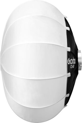 Godox Flash CS-65T Slim Lantern Softbox 25.6 in, Compact Soft Even Light Modifier with Bowens Mount, Quick Setup for Portrait, Video, Ambient, and Content Creation Lighting in Kuwait